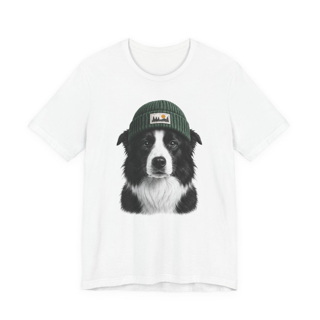 Border Collie in a Beanie