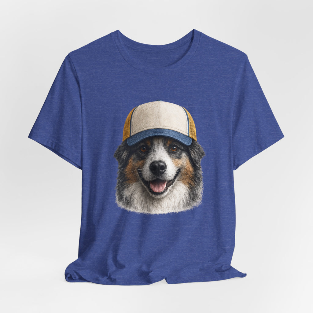 Aussie in a trucker hat