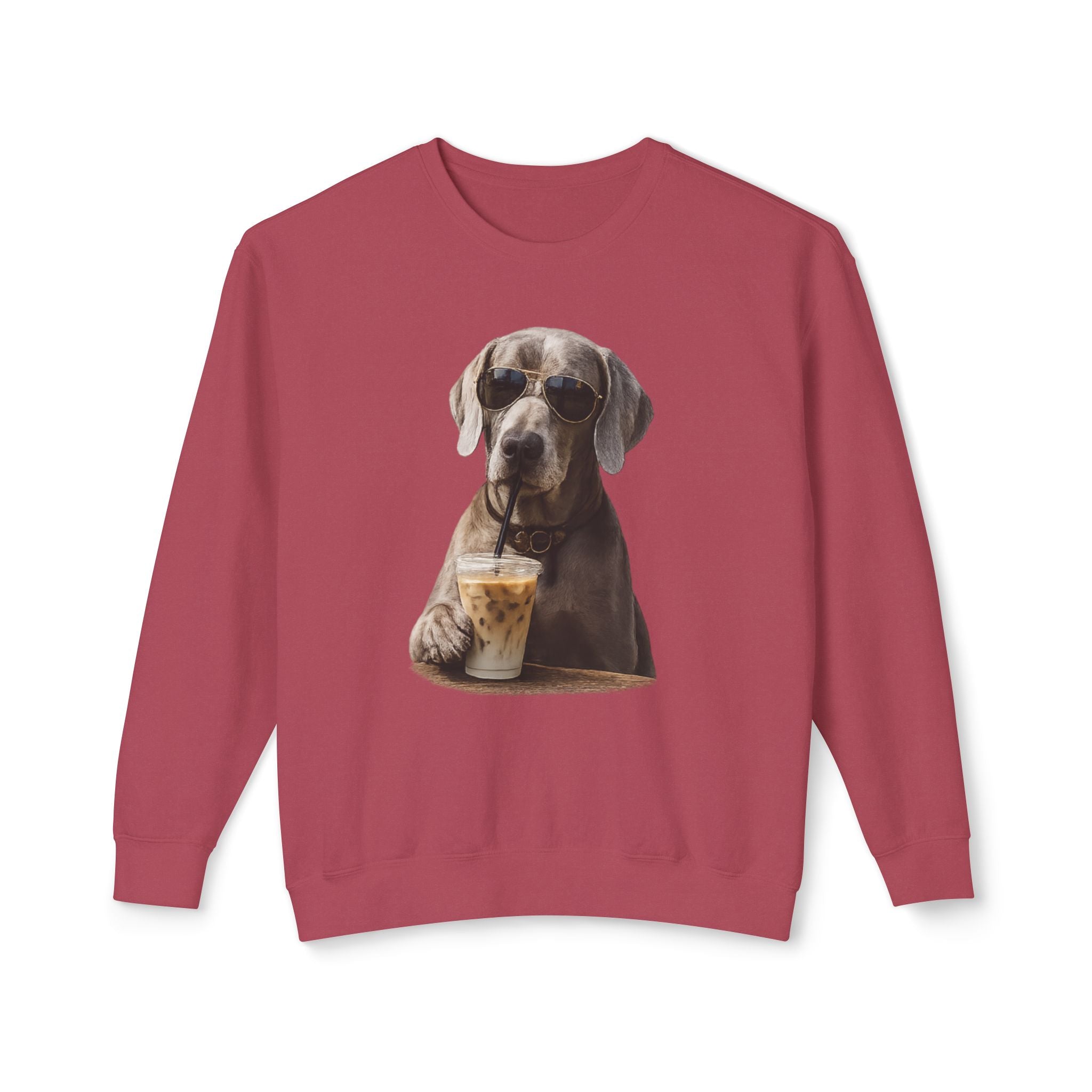 Weimaraner with Coffee Sweatshirt
