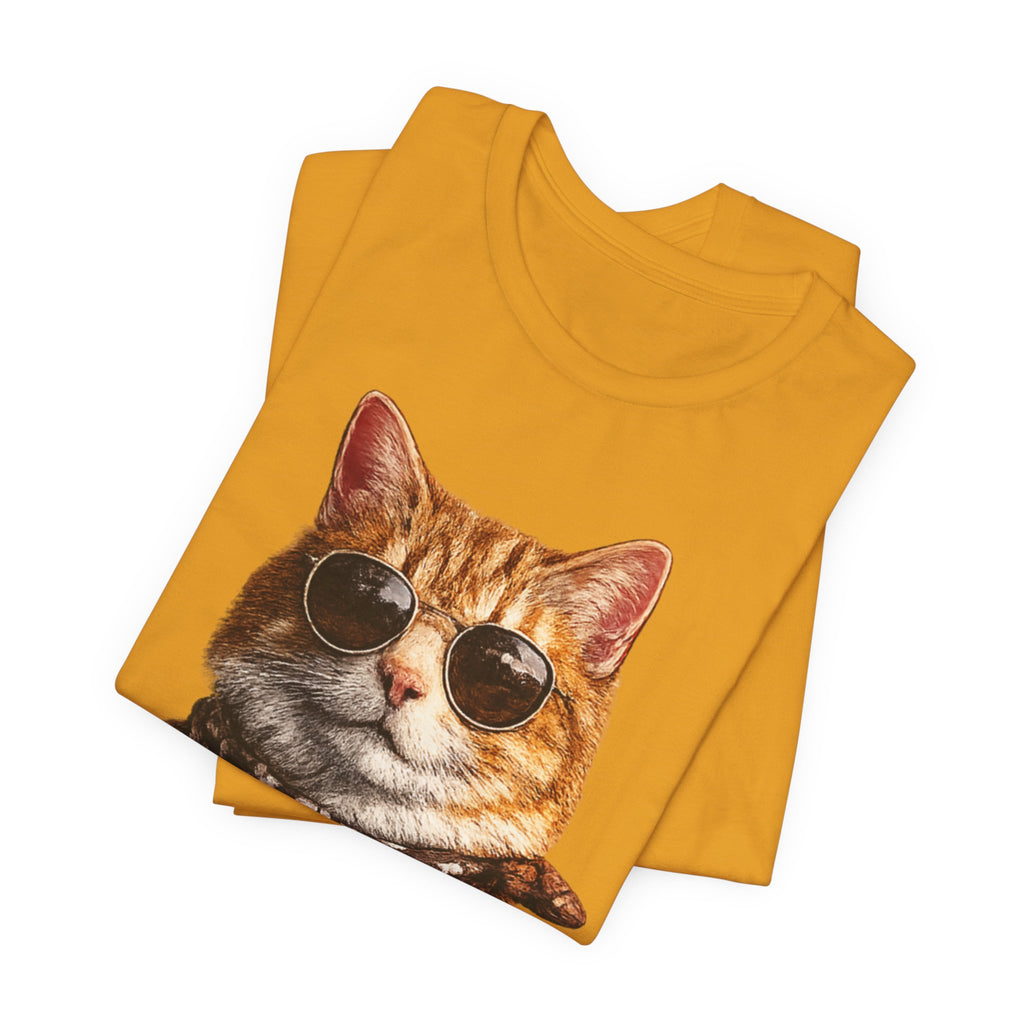 Cool Cat with Coffee