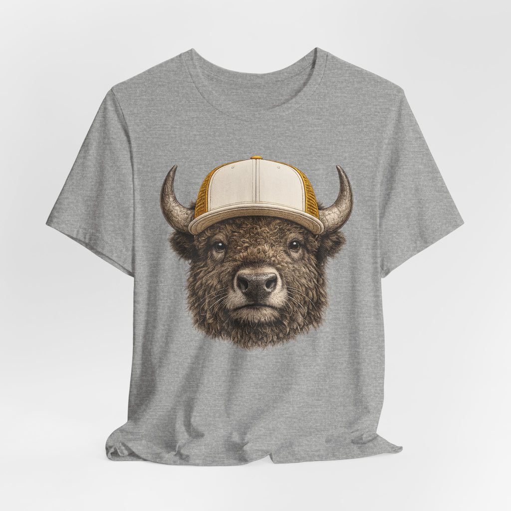 Bison in Trucker Hat