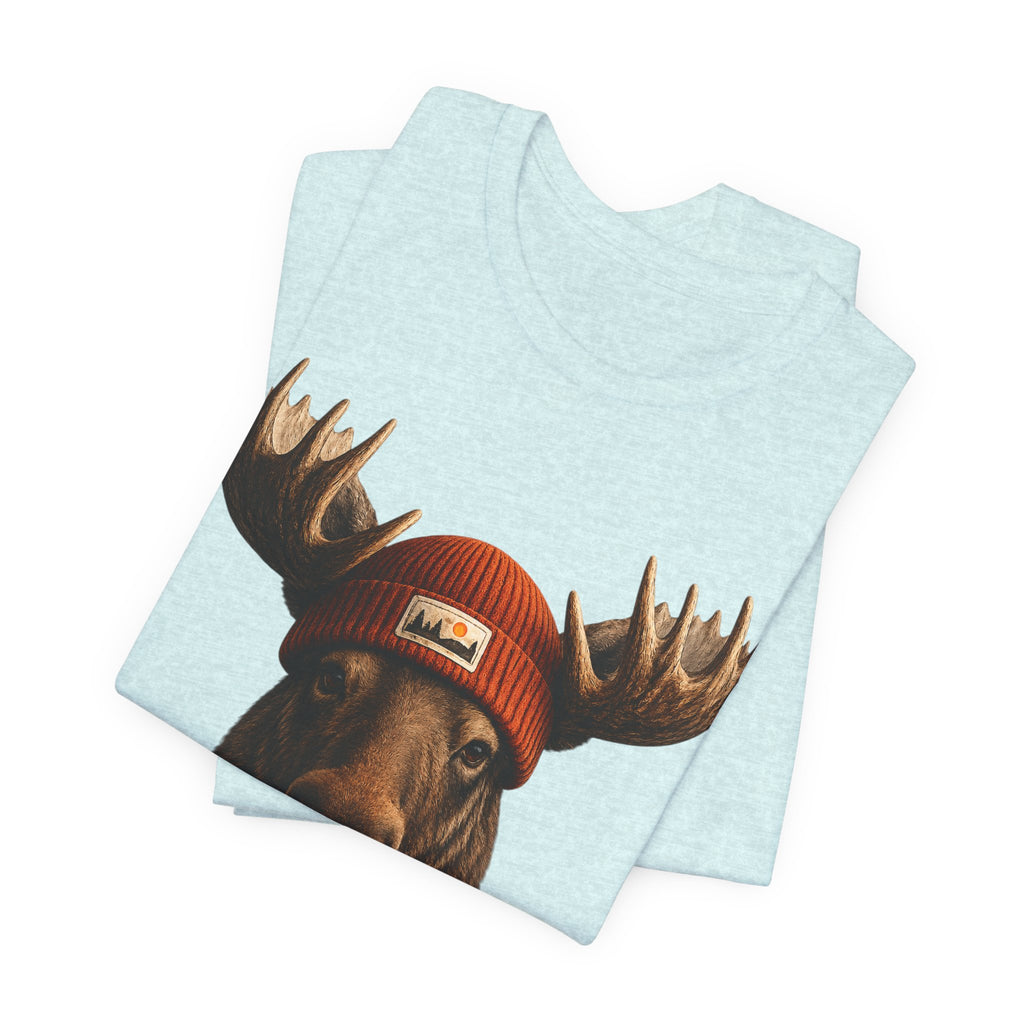 Moose in a Beanie