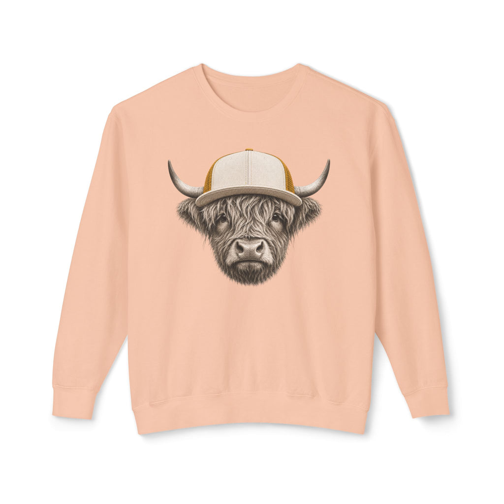 Trucker Hat Highland Cow Sweatshirt