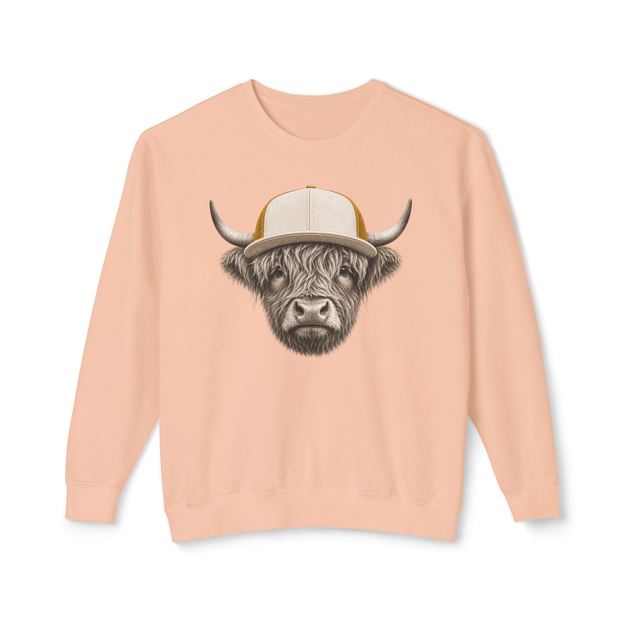 Trucker Hat Highland Cow Sweatshirt