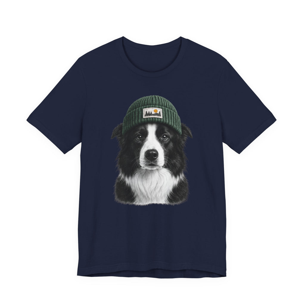 Border Collie in a Beanie