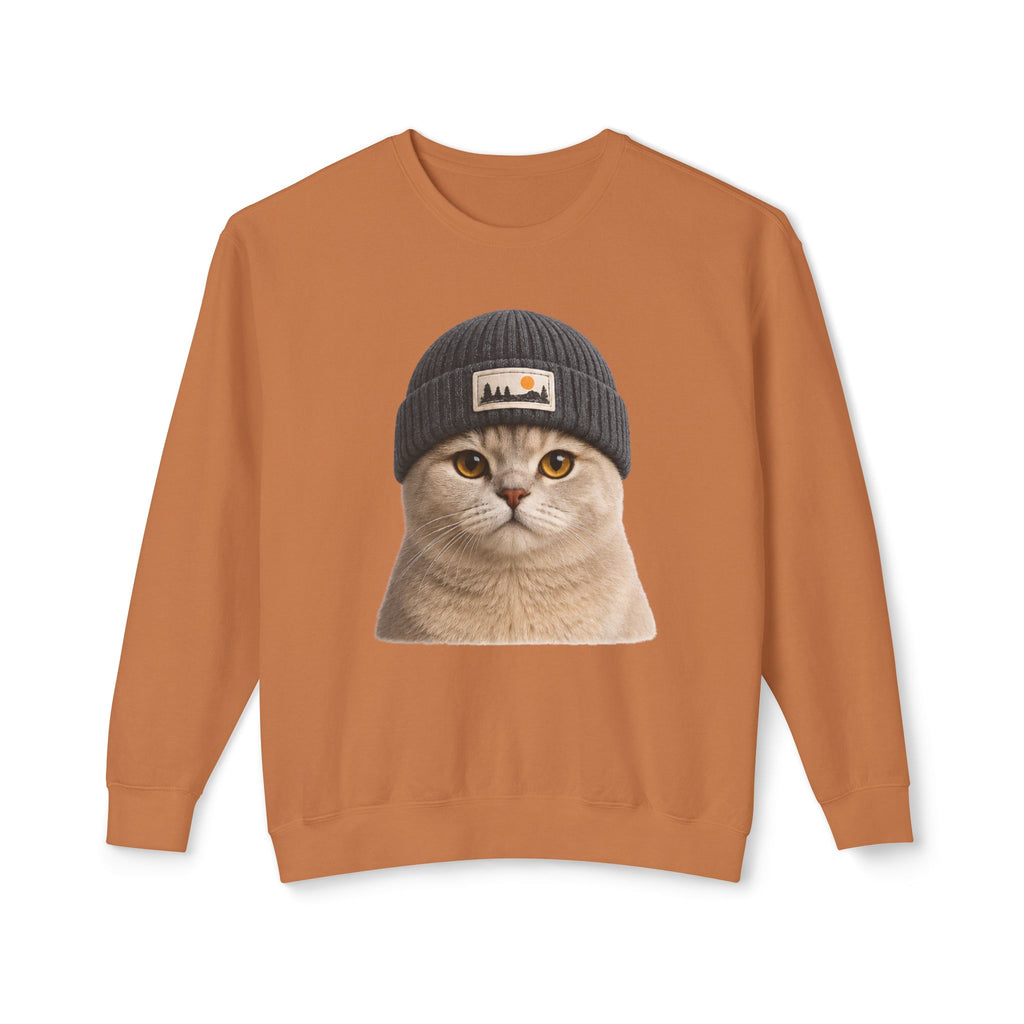 Cat Beanie Sweatshirt