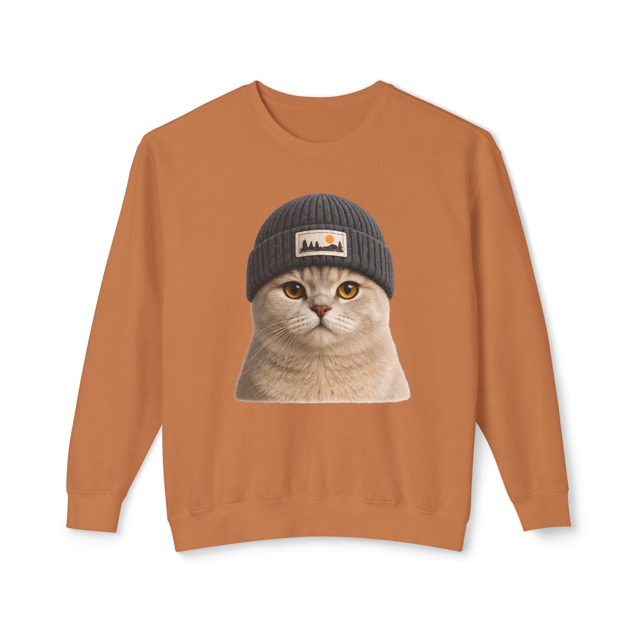 Cat Beanie Sweatshirt