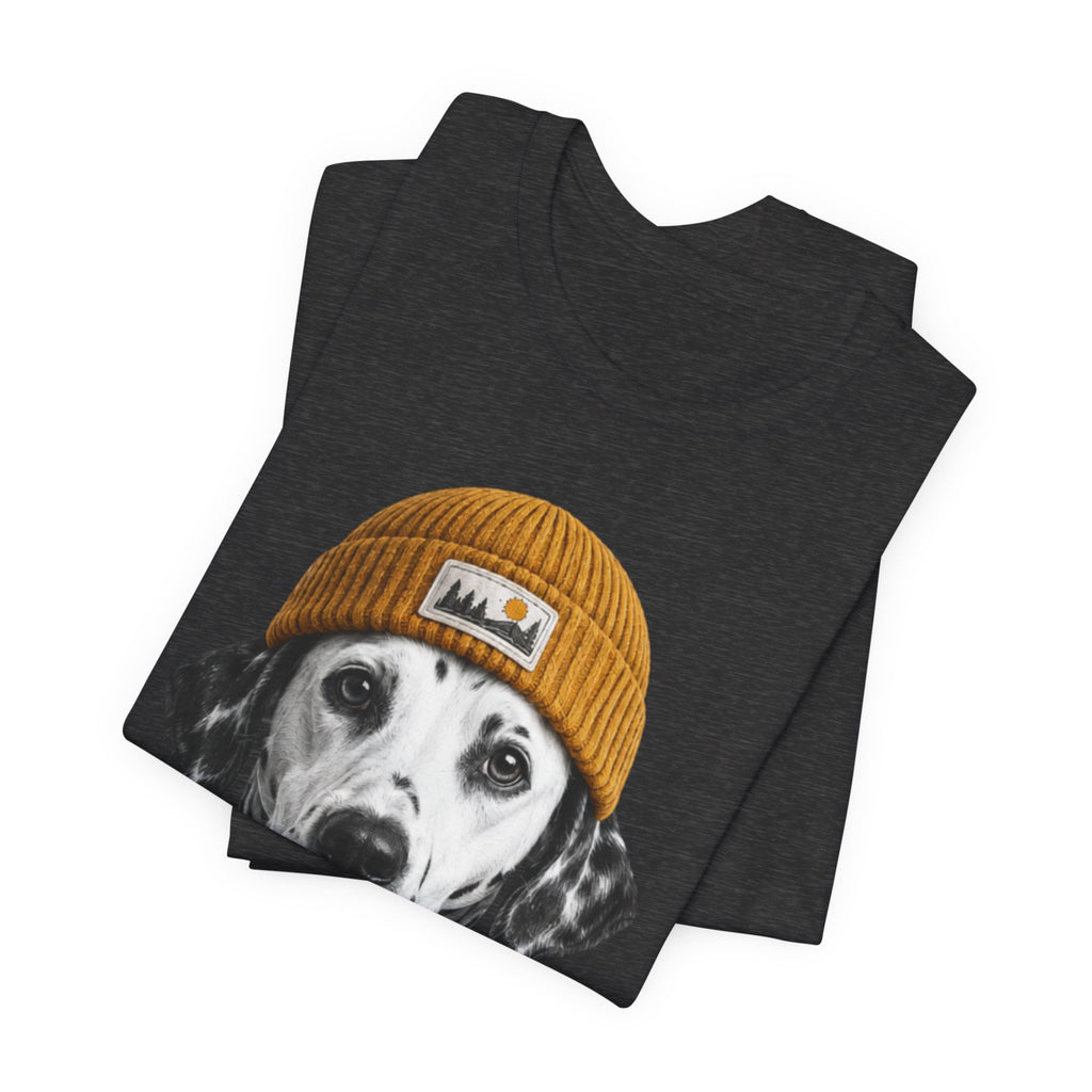 Dalmatian in a Beanie