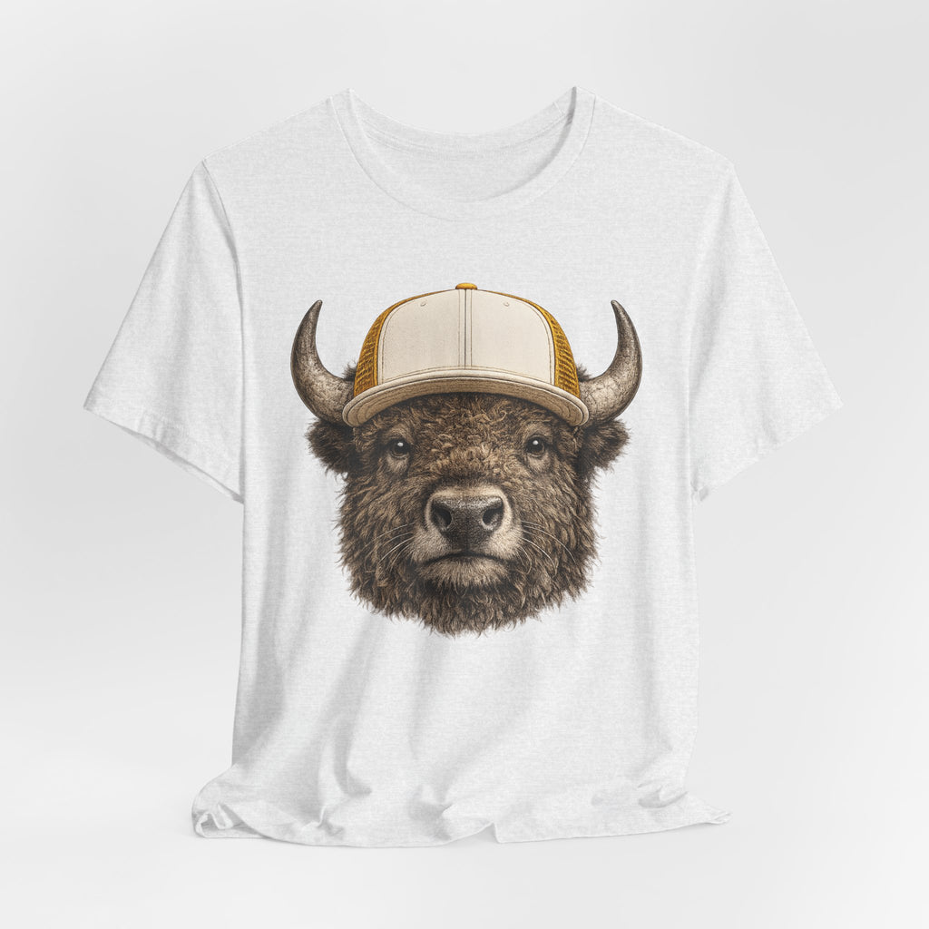 Bison in Trucker Hat