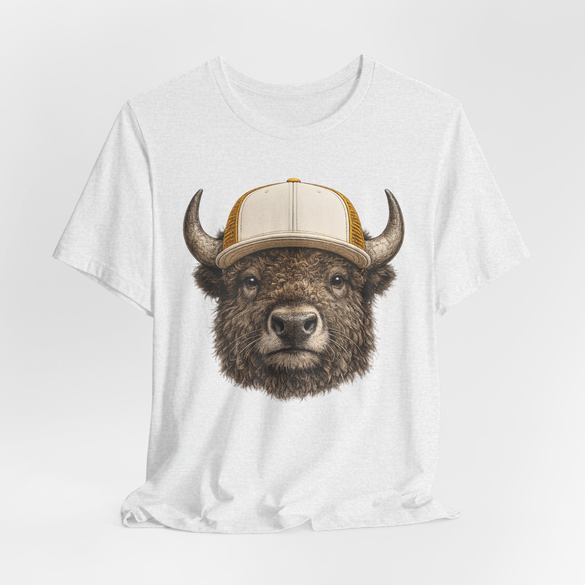 Bison in Trucker Hat