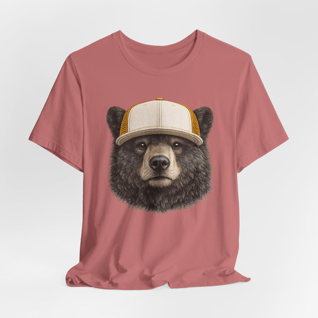 Black Bear in Trucker Hat