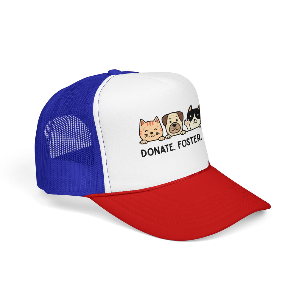 Donate Foster Adopt Trucker Hat — Rescue Pet Mesh Cap