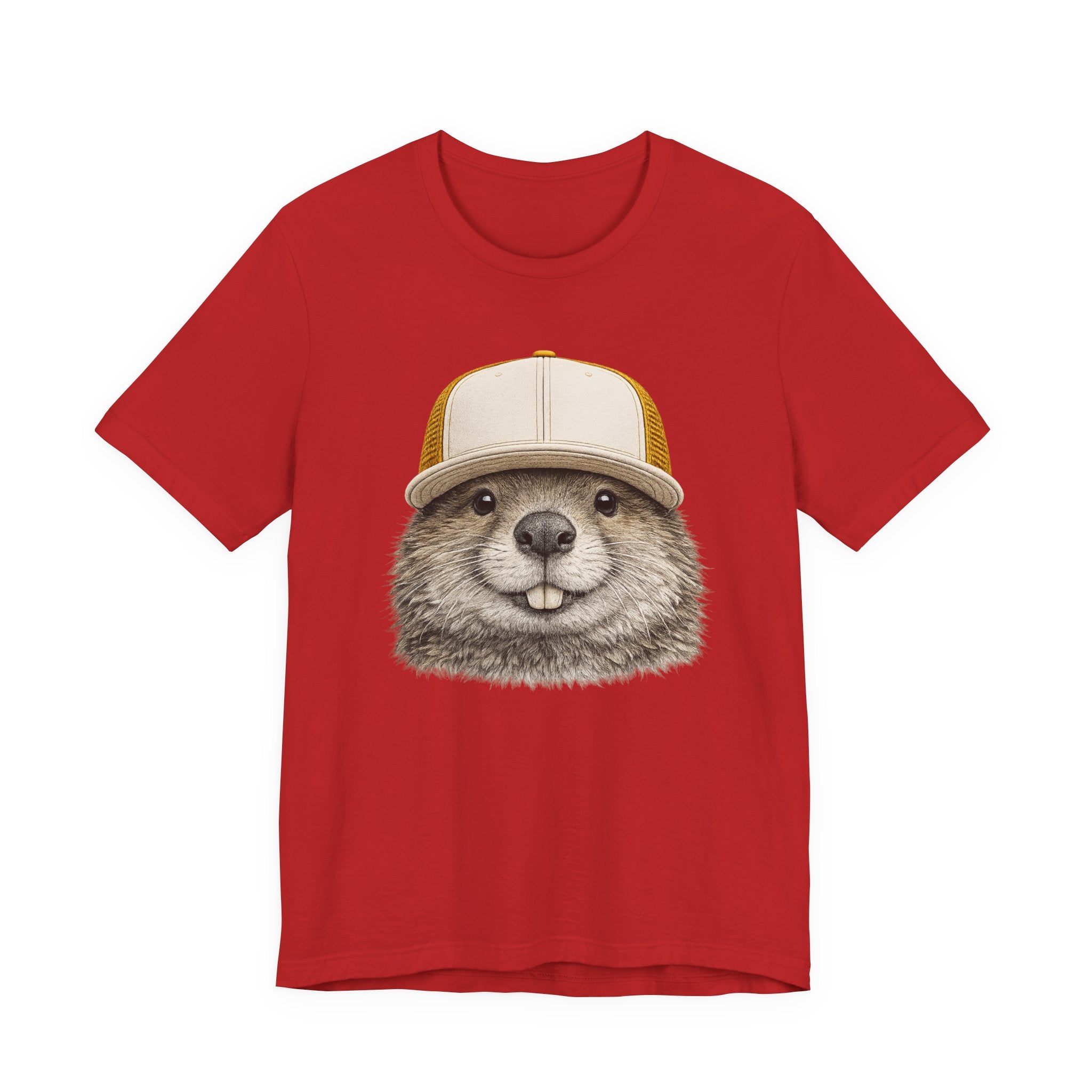 Beaver in Trucker Hat