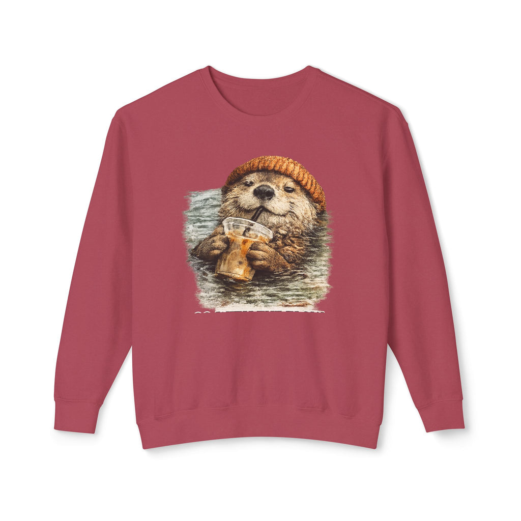 Beanie Beaver with Coffee Sweatshirt