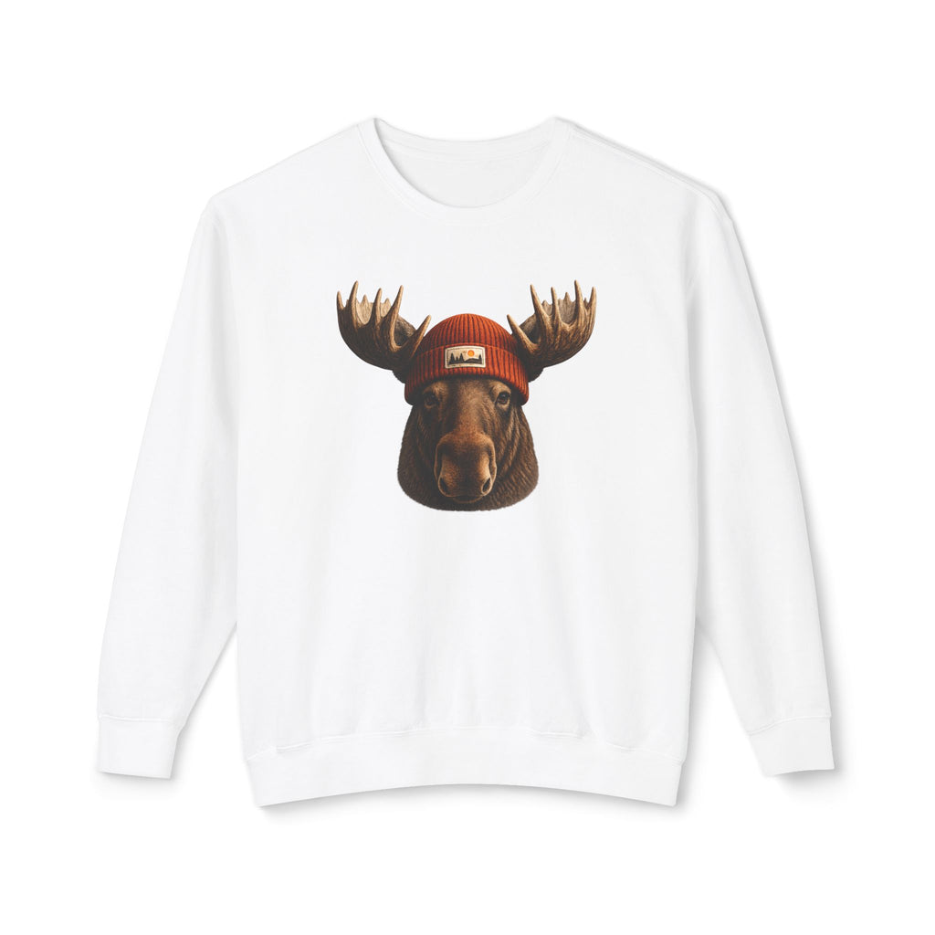 Moose Beanie Sweatshirt