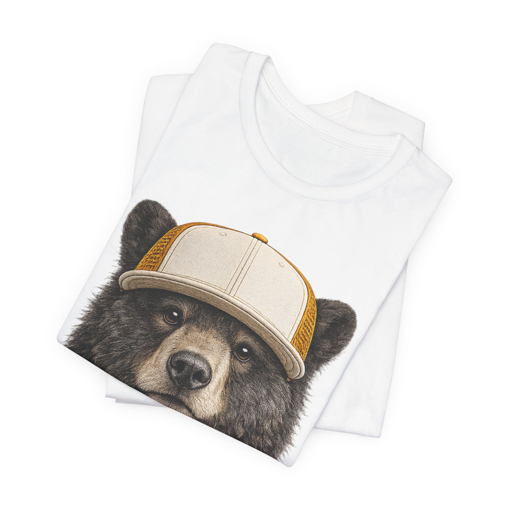 Black Bear in Trucker Hat