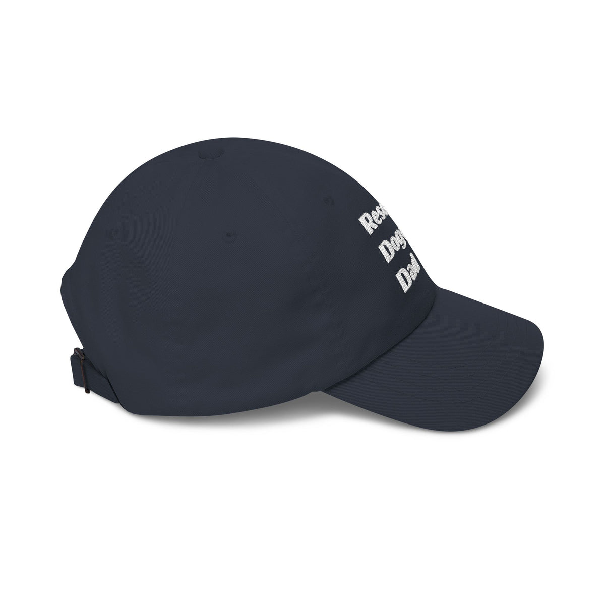 Rescue Dog Dad Hat | Embroidered Paw Print Baseball Cap