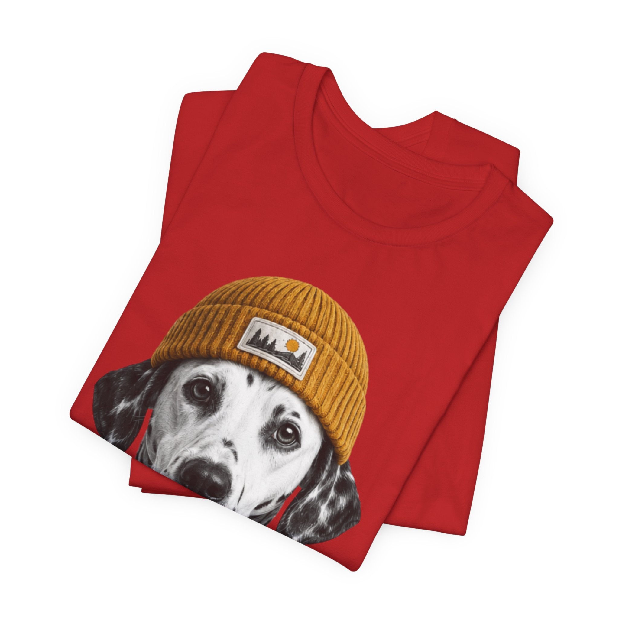 Dalmatian in a Beanie