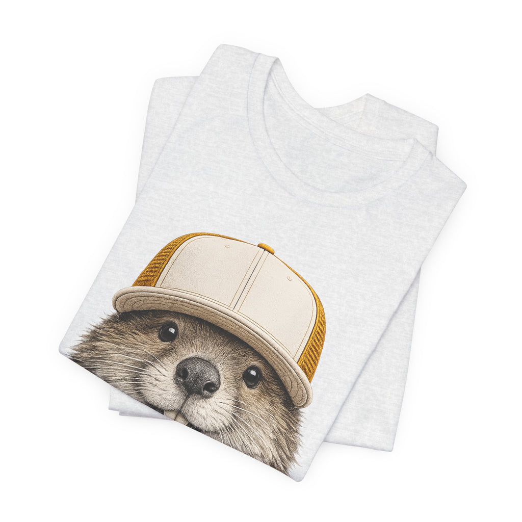 Beaver in Trucker Hat