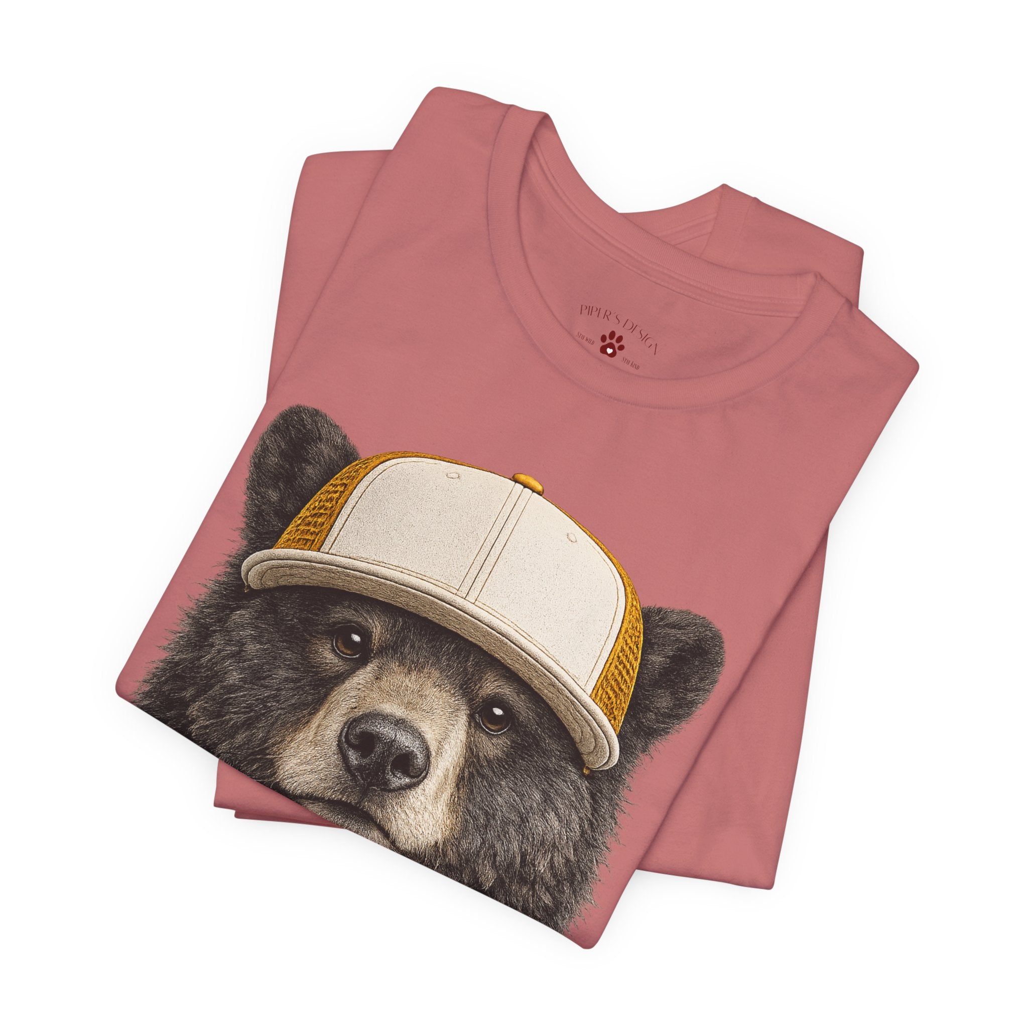 Black Bear in Trucker Hat