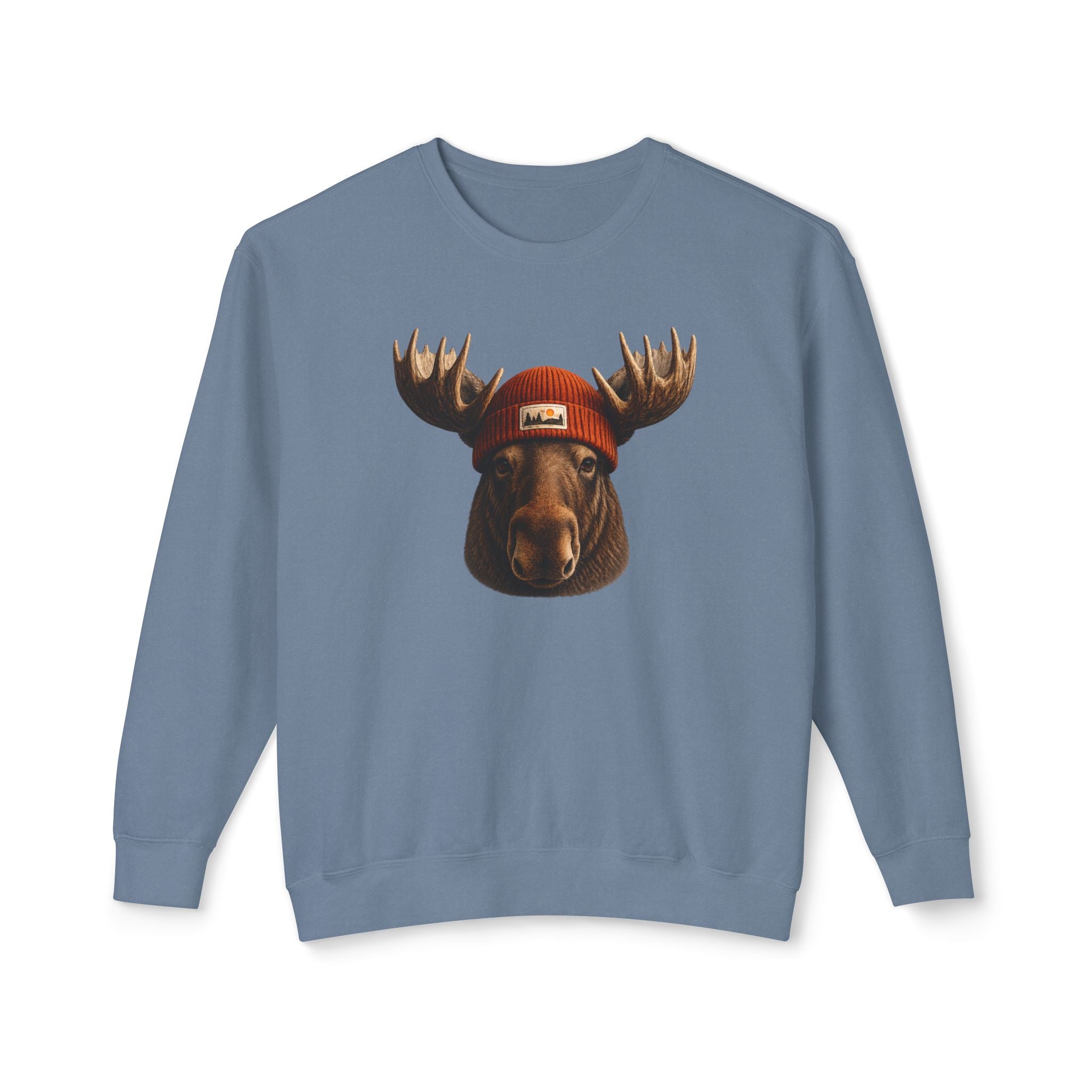 Moose Beanie Sweatshirt