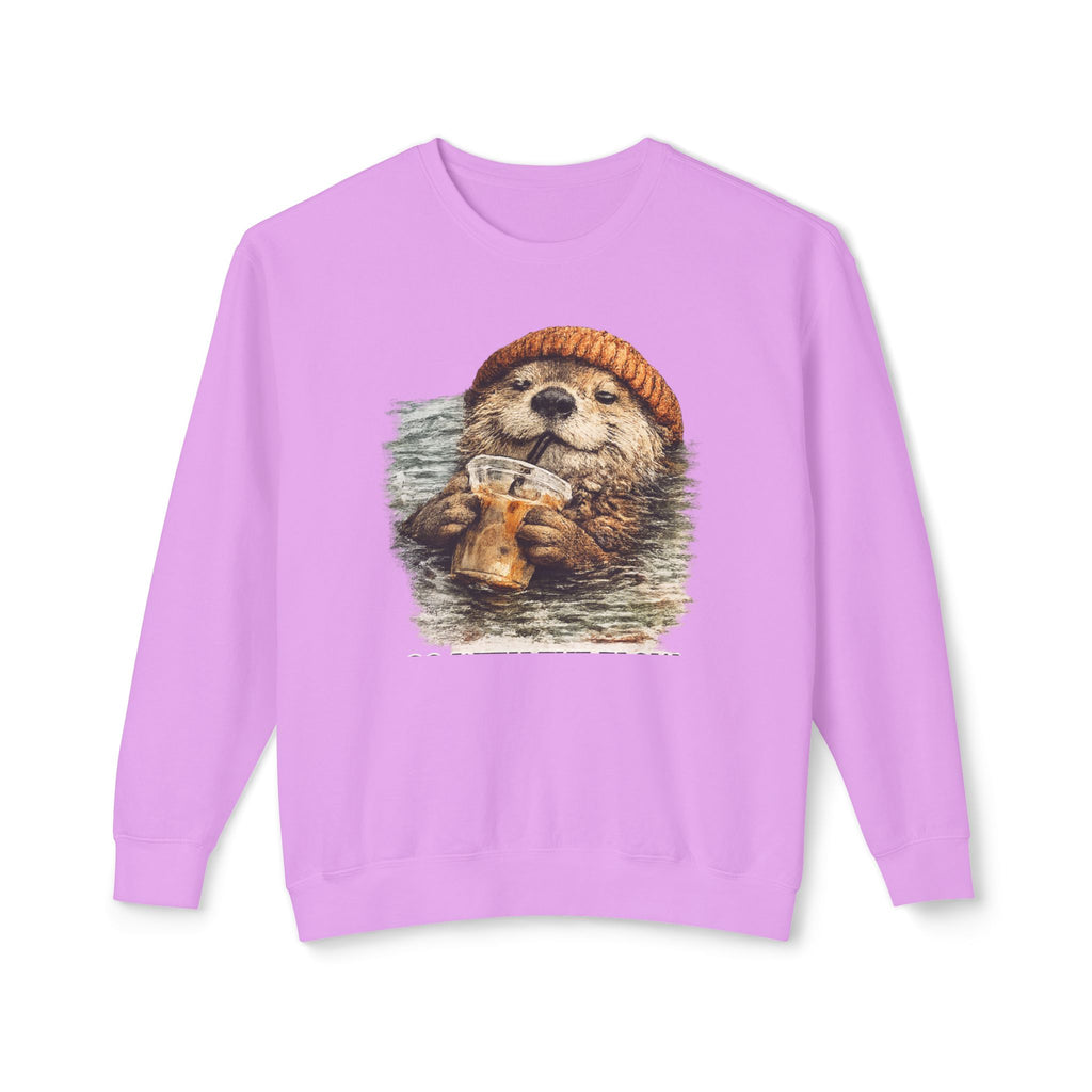 Beanie Beaver with Coffee Sweatshirt