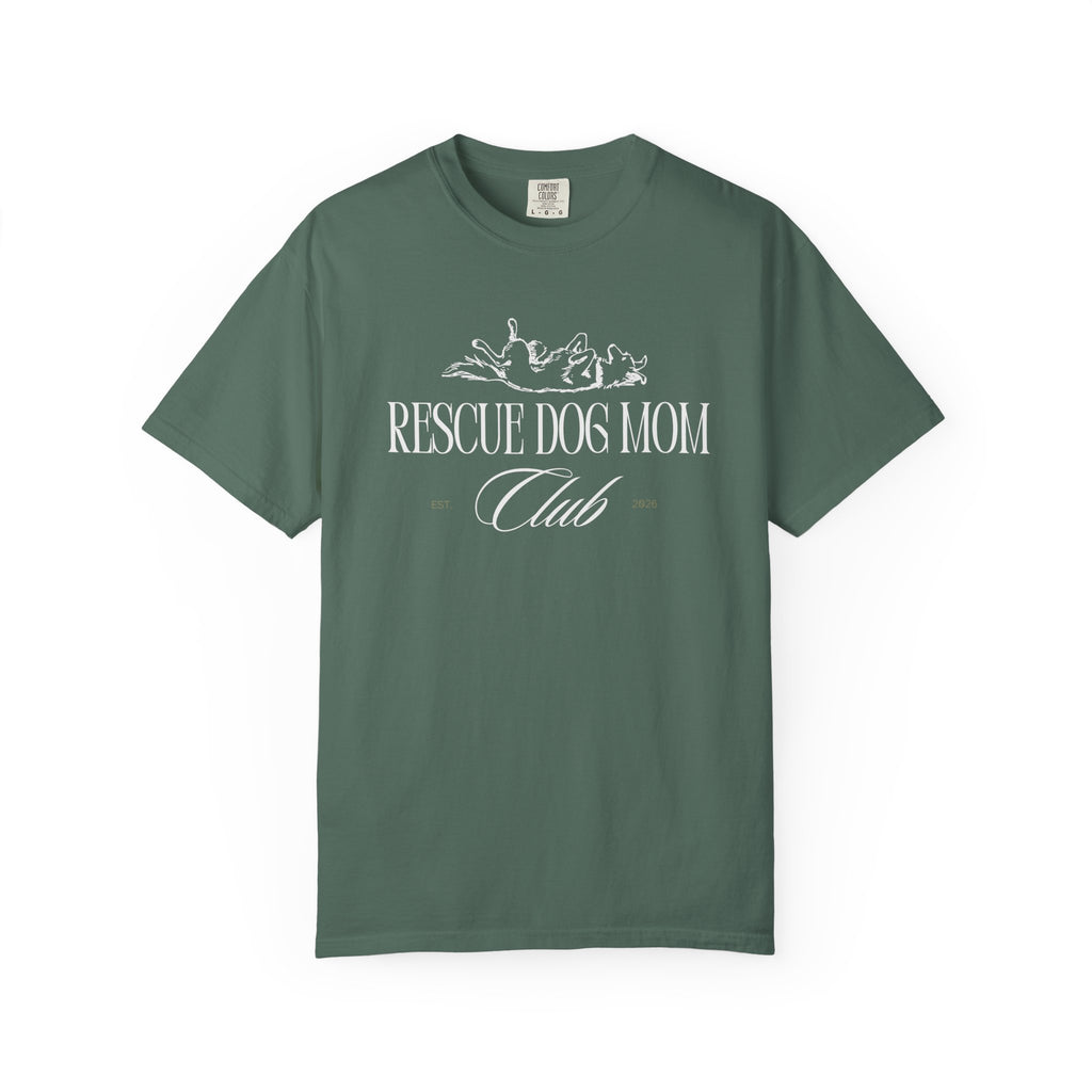 Rescue Dog Mom Club Tee | Comfort Colors® Rescue Dog Shirt | Piper and Friends