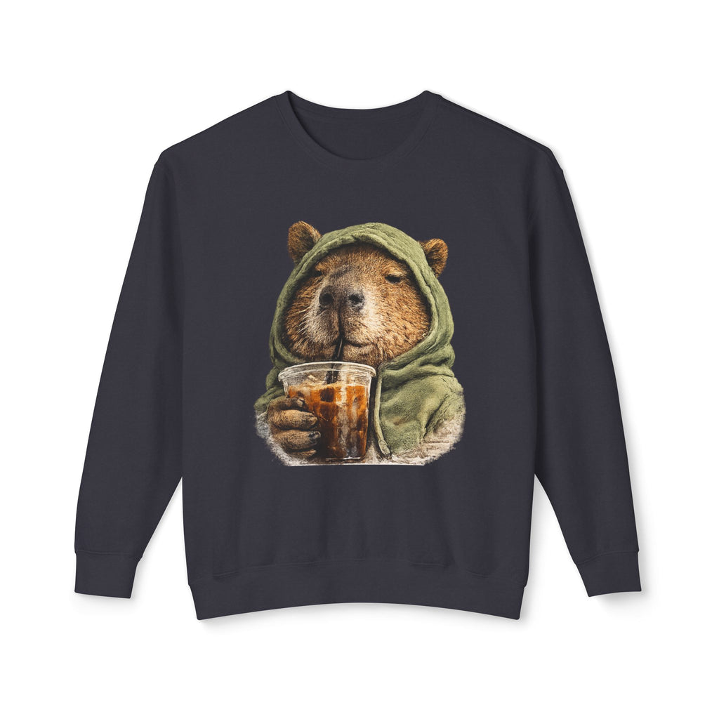Capybara with Coffee Sweatshirt