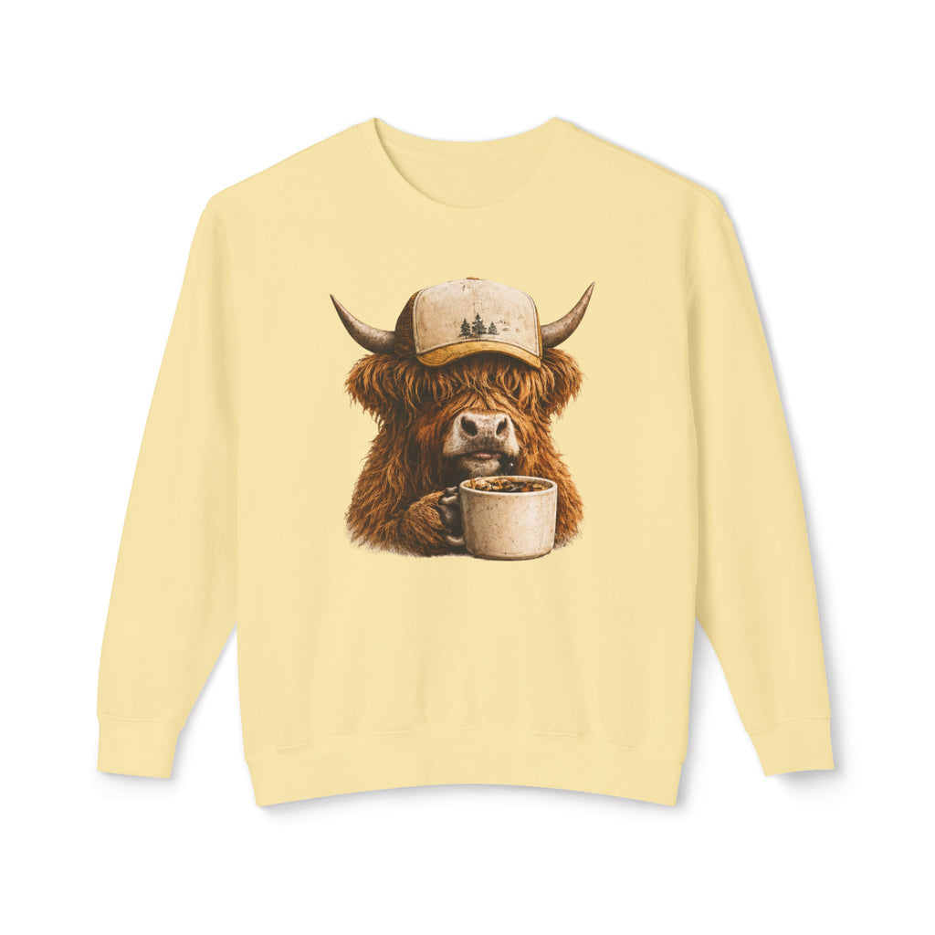 Highland Cow Coffee Sweatshirt