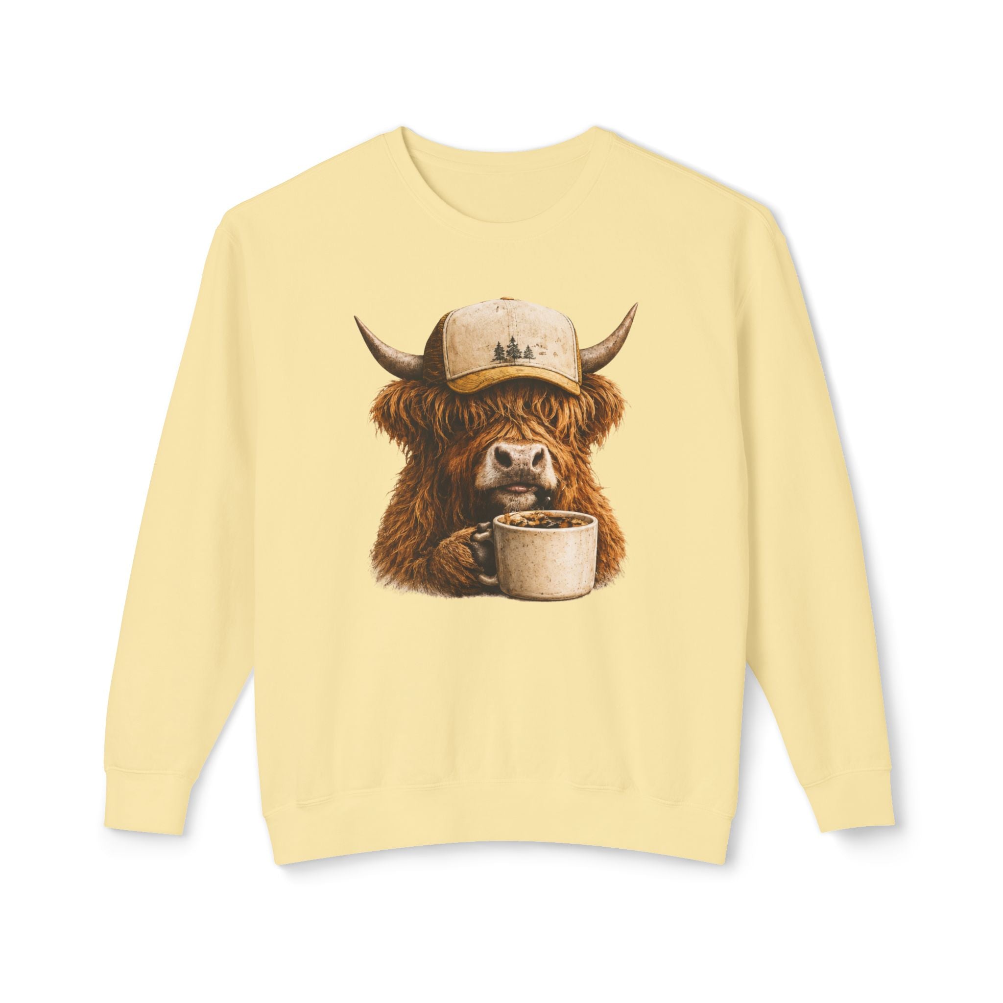 Highland Cow Coffee Sweatshirt