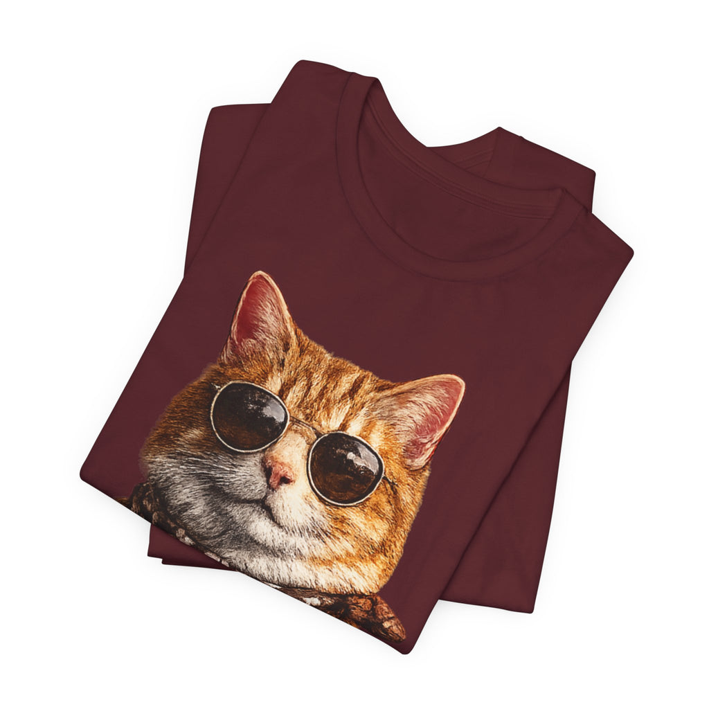 Cool Cat with Coffee