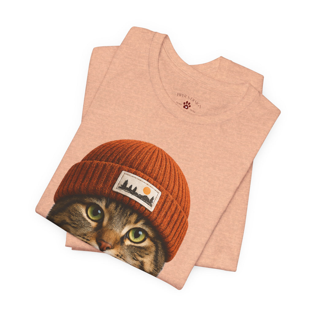 Tabby Cat in a Beanie