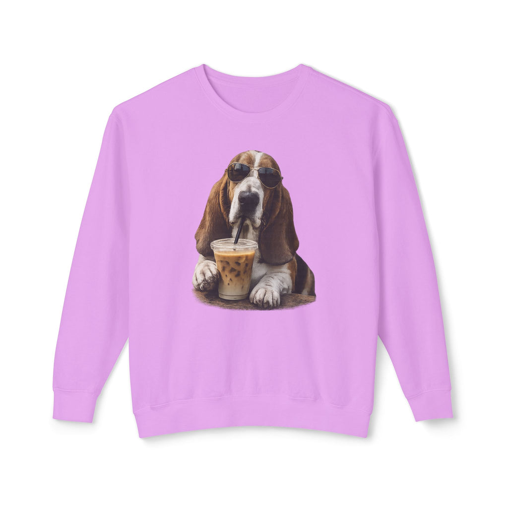 Basset with Coffee Sweatshirt
