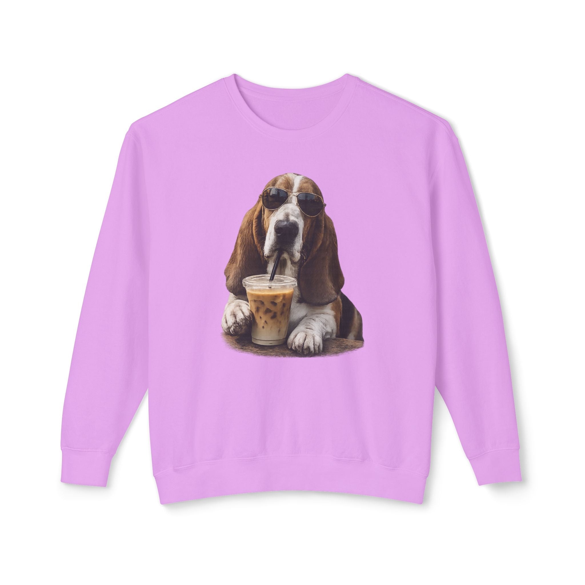 Basset with Coffee Sweatshirt