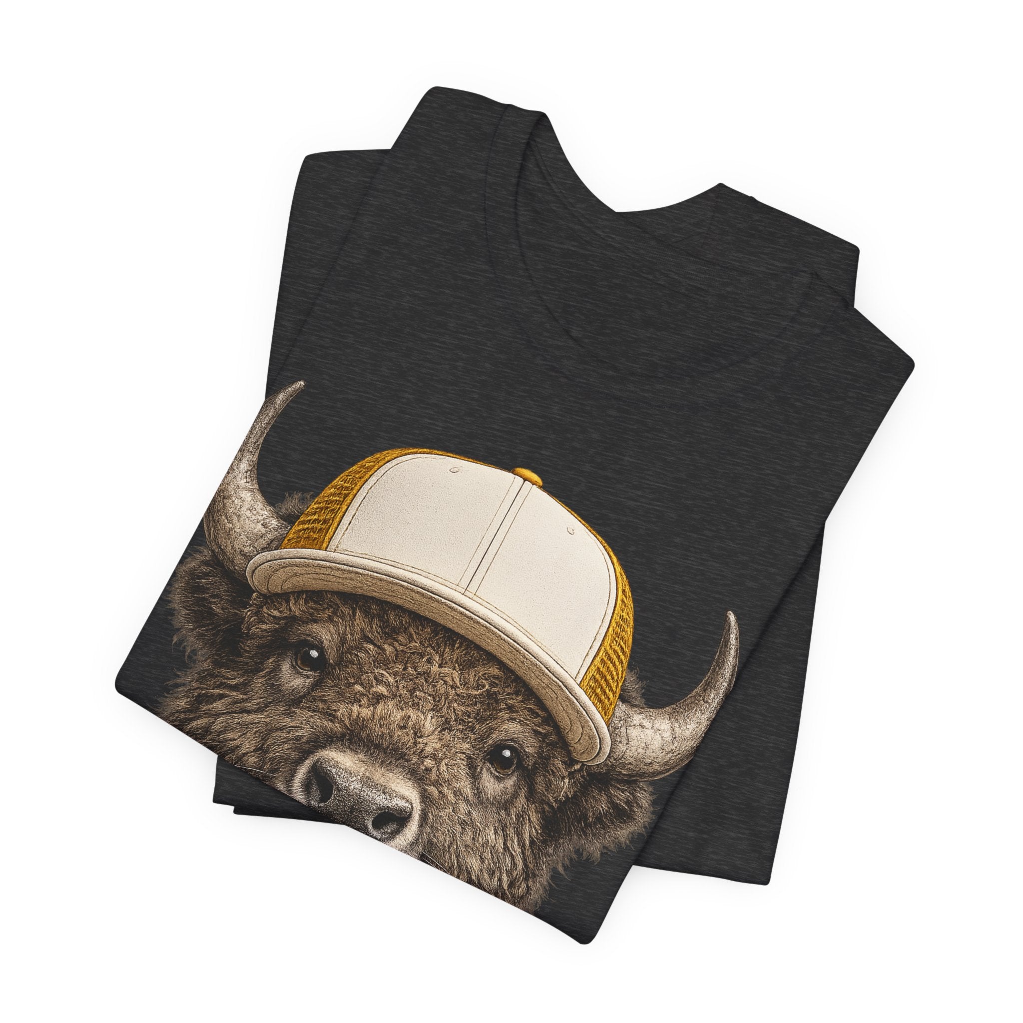 Bison in Trucker Hat