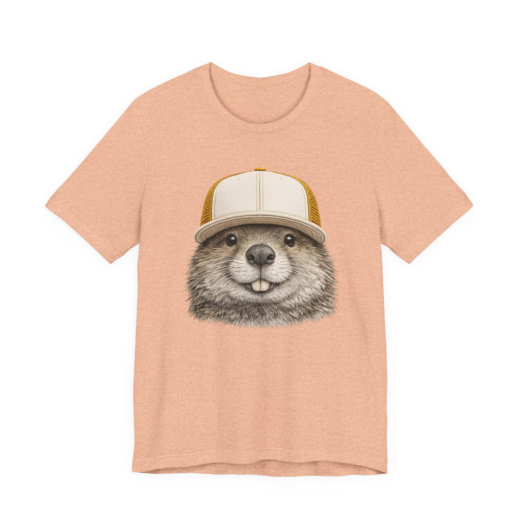 Beaver in Trucker Hat