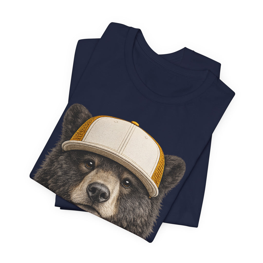 Black Bear in Trucker Hat
