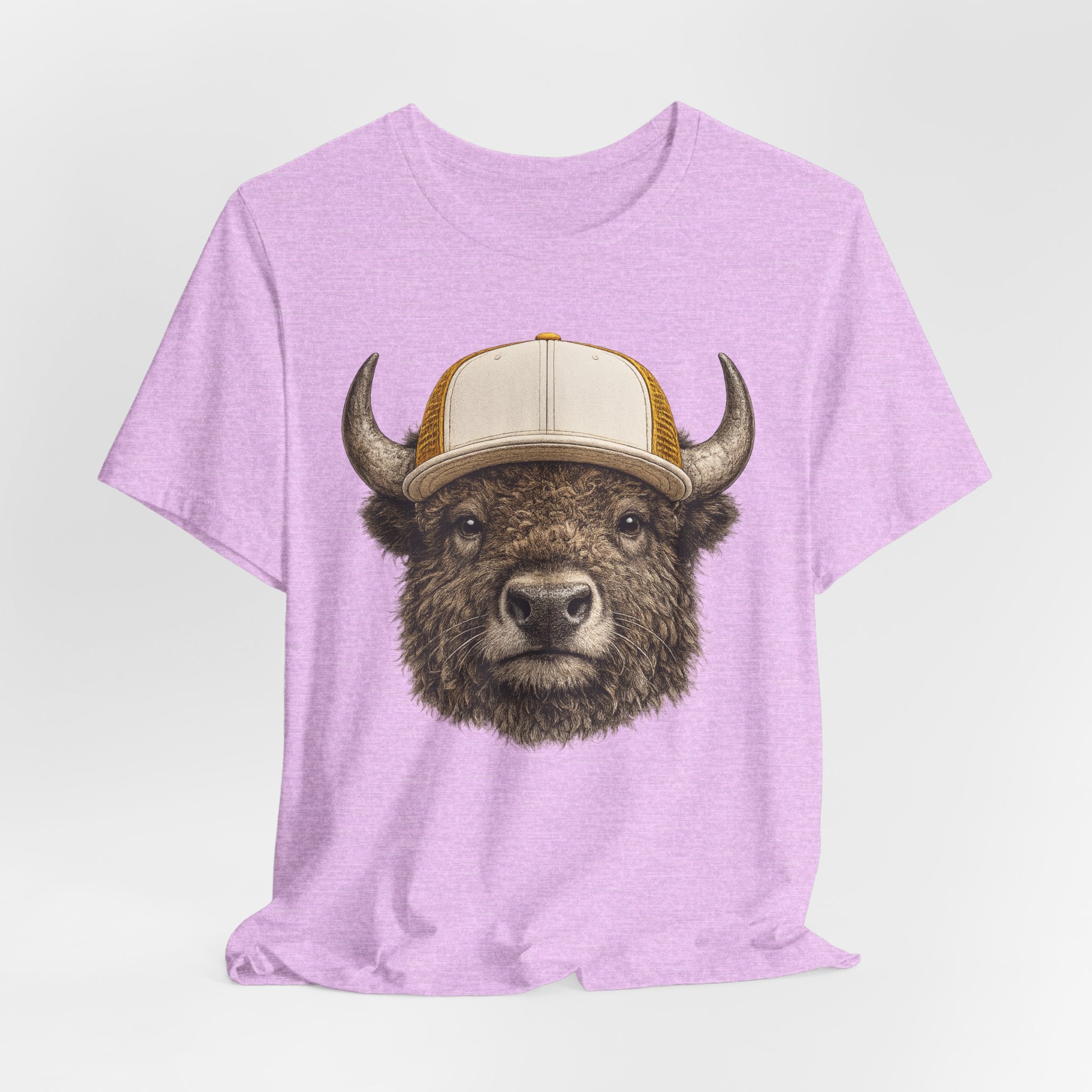 Bison in Trucker Hat