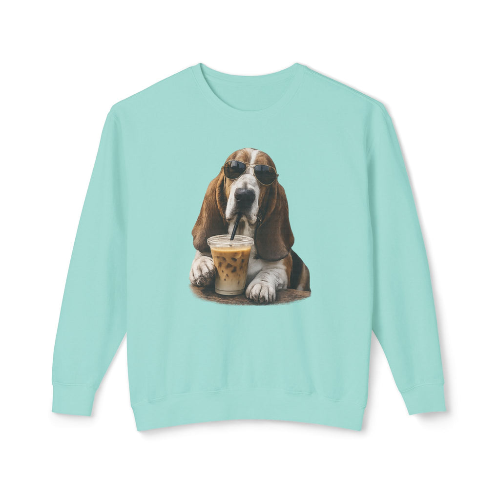 Basset with Coffee Sweatshirt