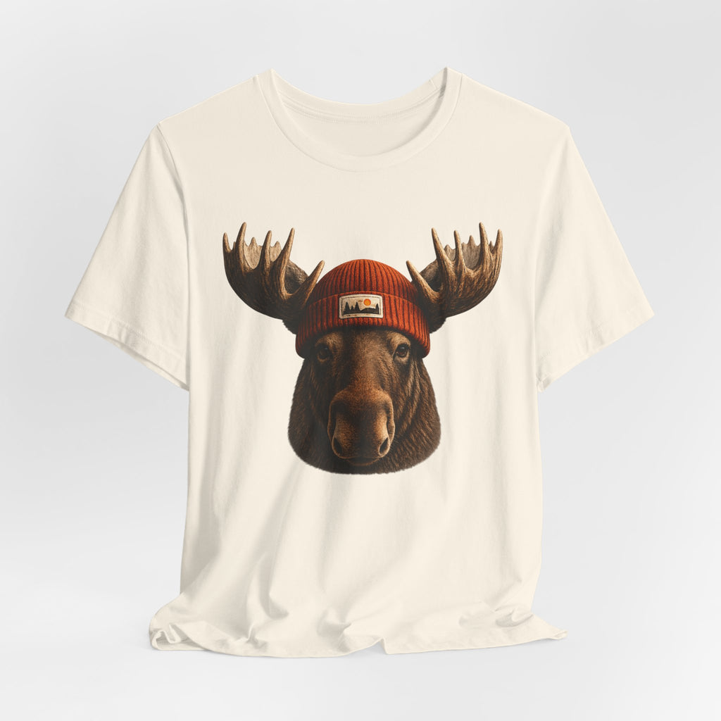 Moose in a Beanie