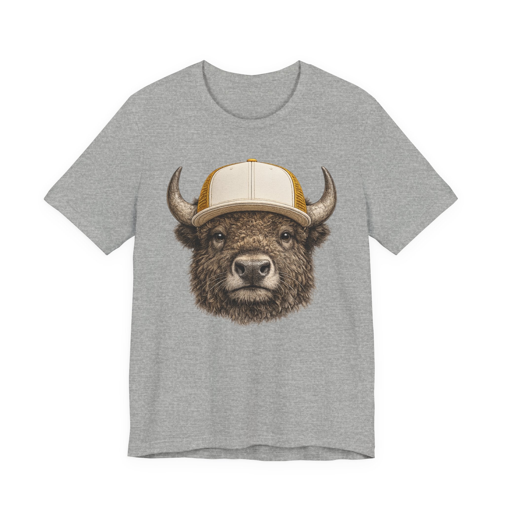 Bison in Trucker Hat