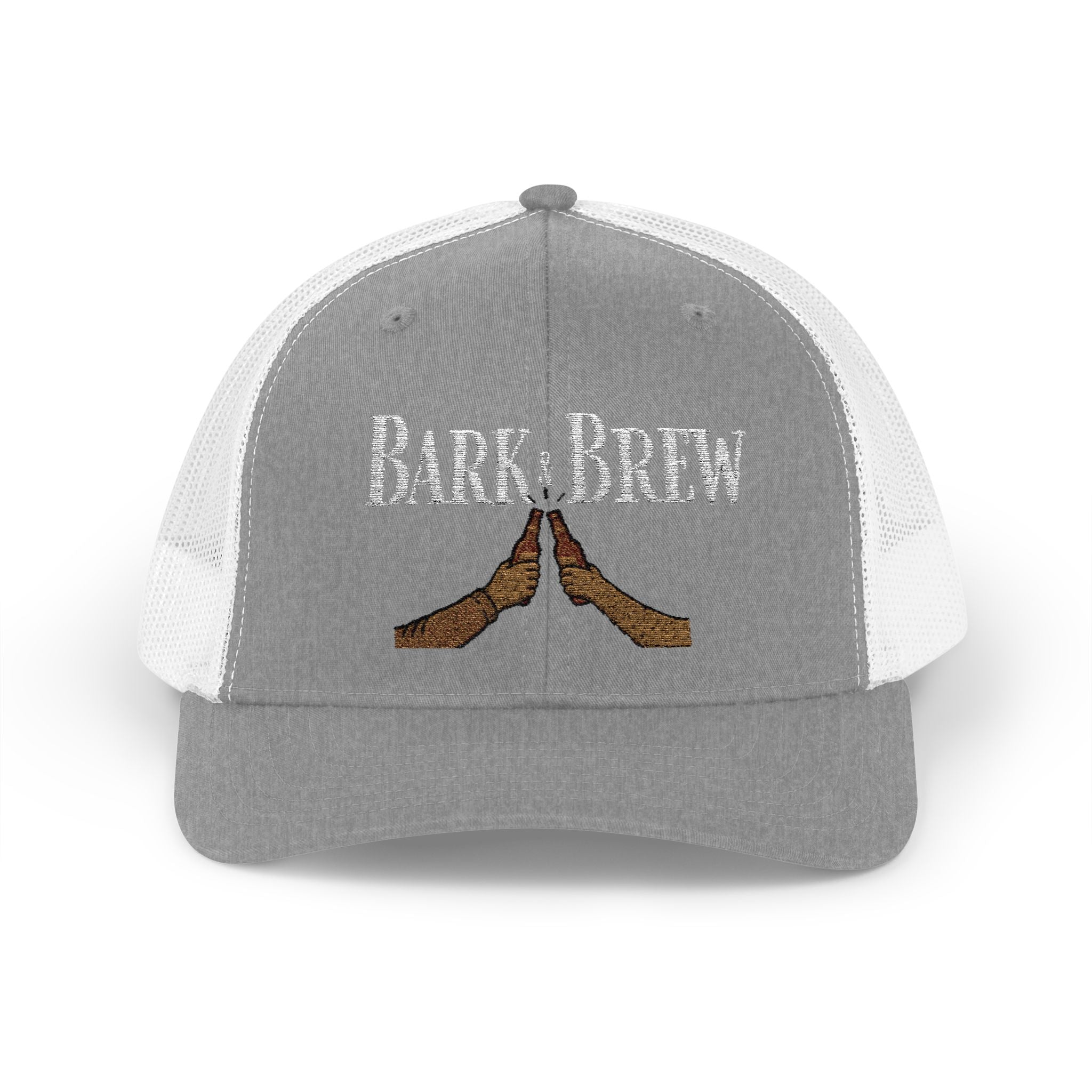 Trucker Cap — "Bark and Brew"  Snapback