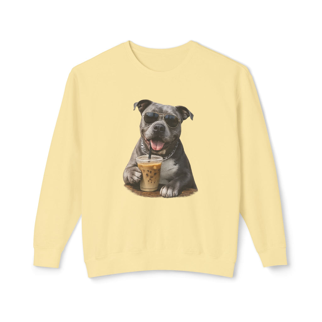 Pittie with Coffee Sweatshirt