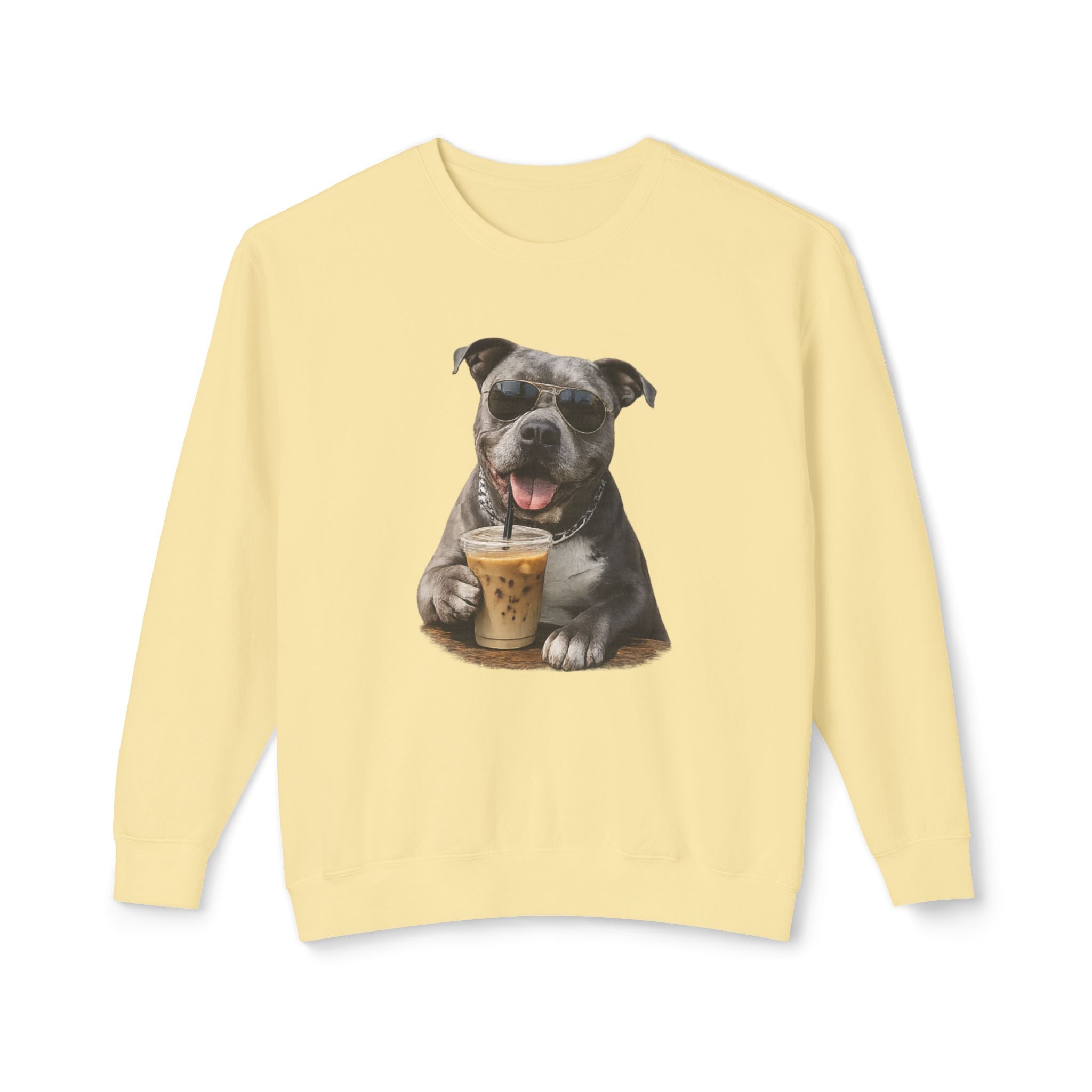 Pittie with Coffee Sweatshirt