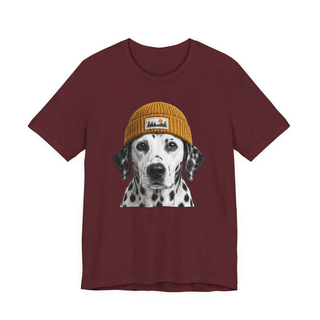 Dalmatian in a Beanie