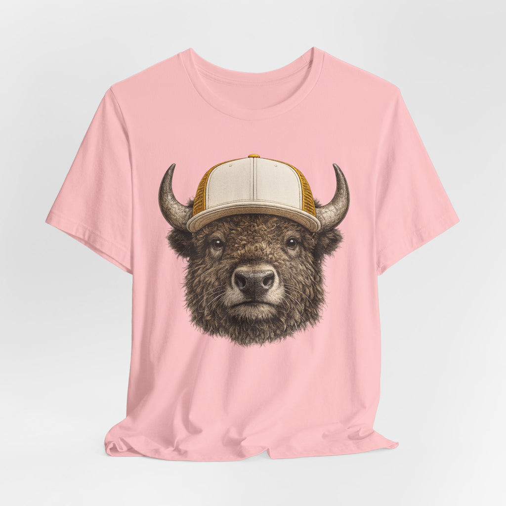 Bison in Trucker Hat