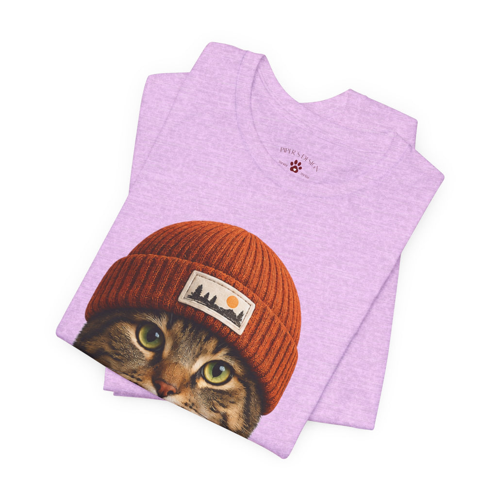 Tabby Cat in a Beanie