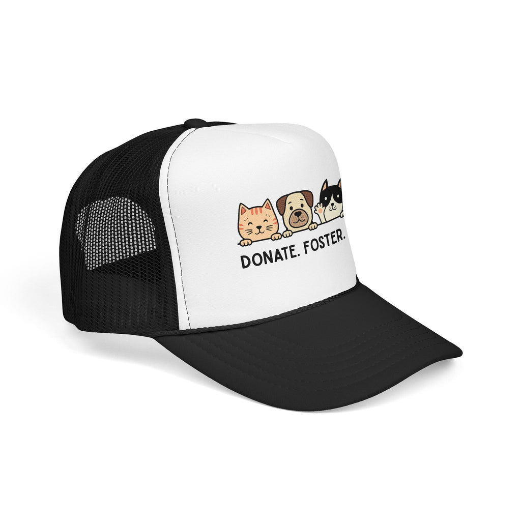 Donate Foster Adopt Trucker Hat — Rescue Pet Mesh Cap