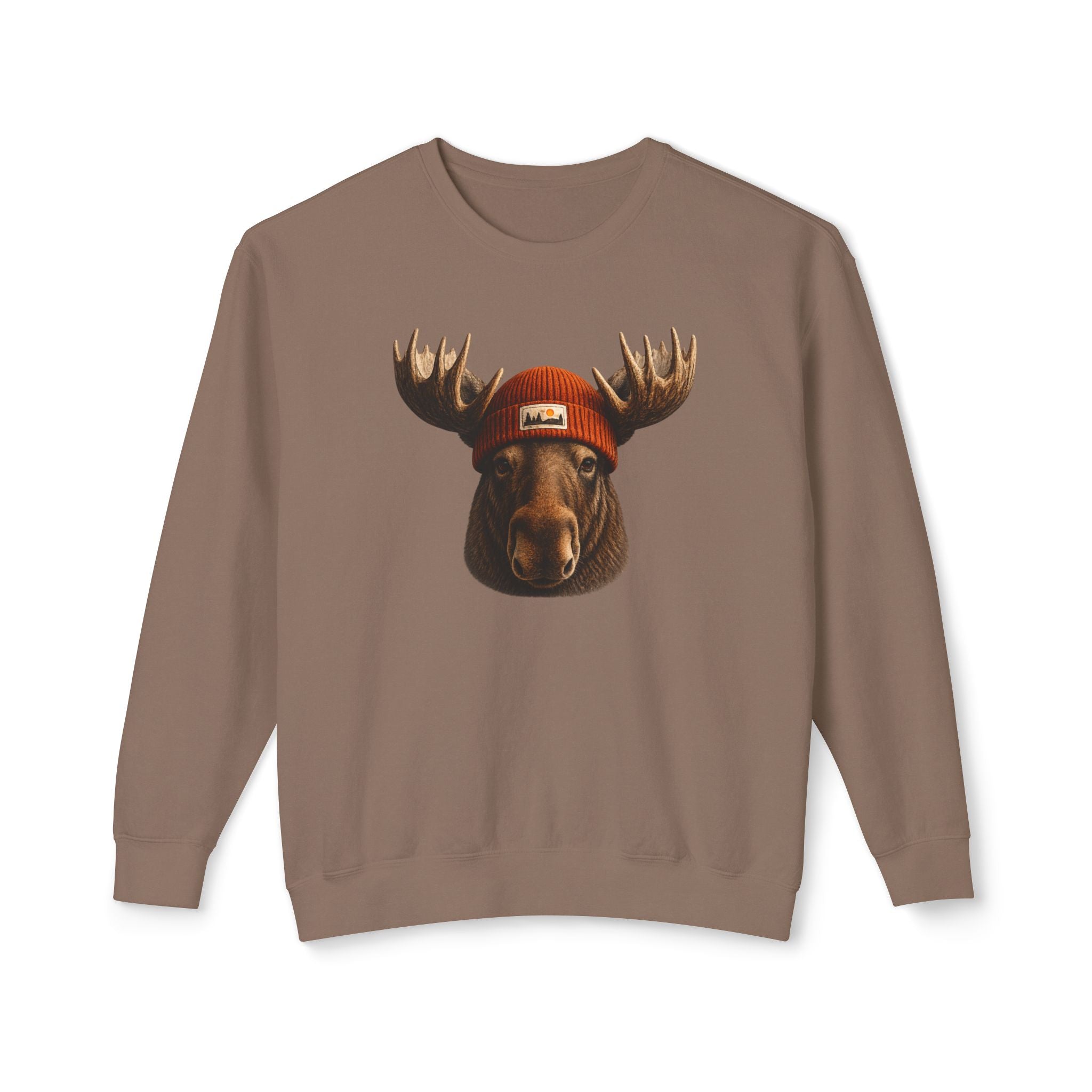 Moose Beanie Sweatshirt