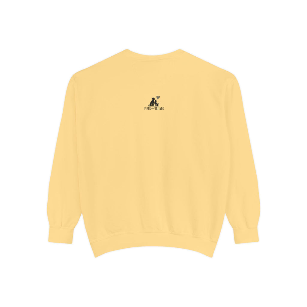 Dogs Are My Love Language Comfort Colors Crewneck Sweatshirt